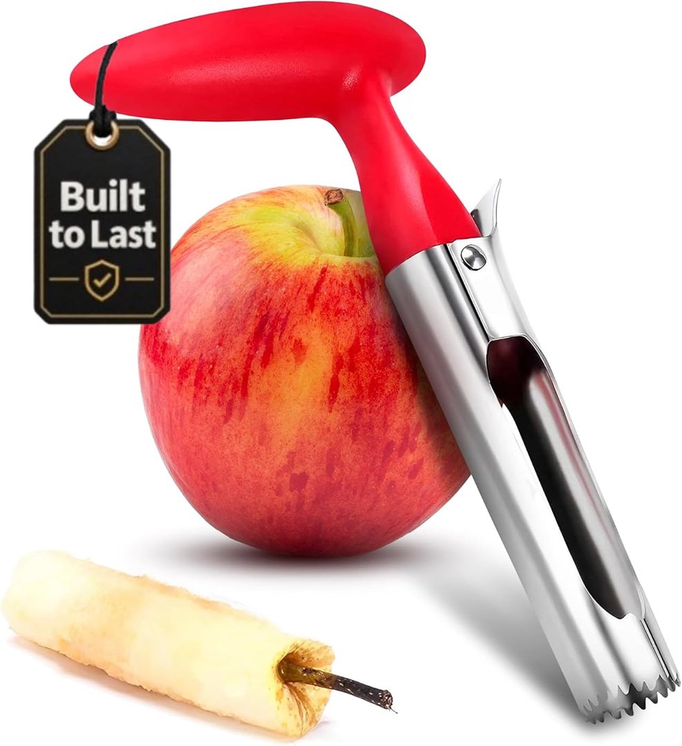 Apple Corer Tool, Stainless Steel Apple Core Remover, Fruit Corer, 7.3, view 2