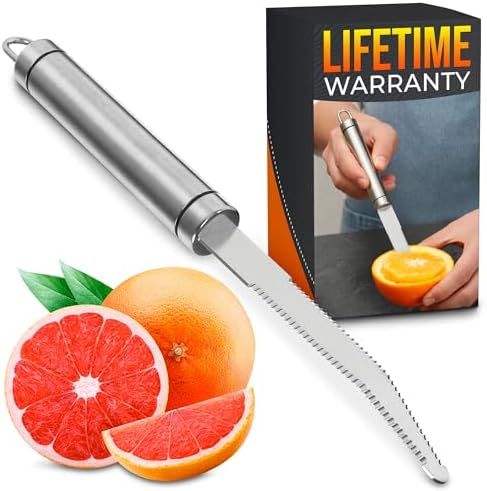 Grapefruit Knife Curved Serrated Double Blade for Citrus Sectioning