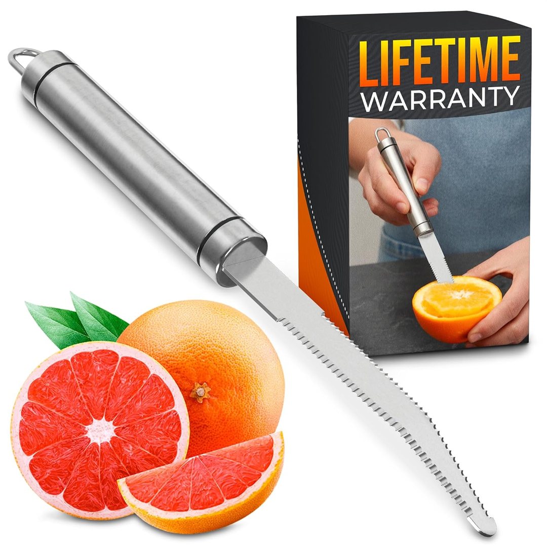 Grapefruit Knife Curved Serrated Double Blade for Citrus Sectioning, view 2