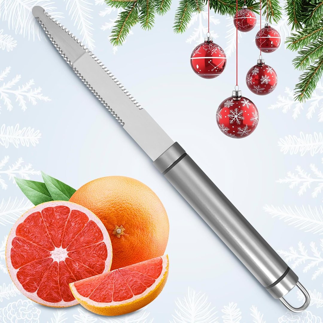 Grapefruit Knife Curved Serrated Double Blade for Citrus Sectioning, view 3