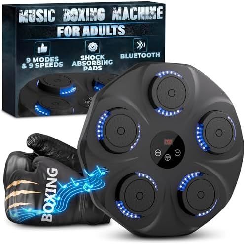 Music Boxing Machine for Adults with Bluetooth, Wall Punching Game